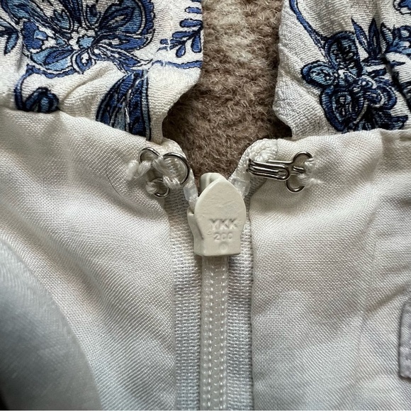 LOFT Trellis Garden Floral Sleeveless Wide Leg Jumpsuit size 0 - Picture 17 of 17